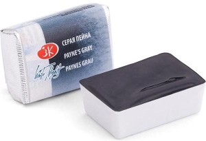 Akwarela Białe Noce Kostka -Payne's Gray