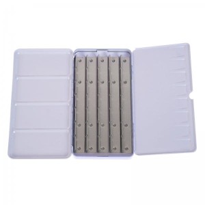 Paleta metalowa zamykana  na akwarele białe noce - 35kostek