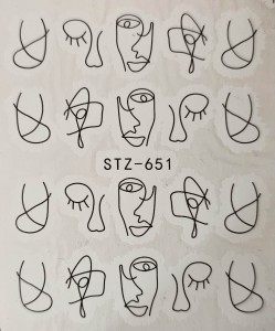 Naklejki Wodne STZ-651