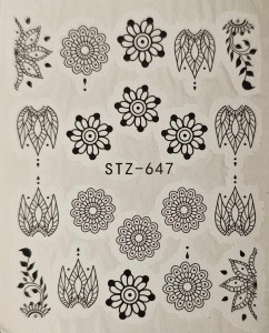 Naklejki Wodne STZ-647