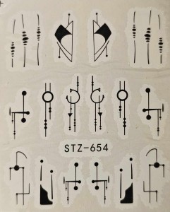 Naklejki Wodne STZ-654