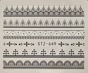 Naklejki Wodne STZ-649