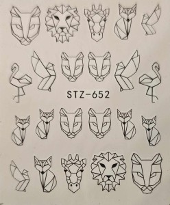 Naklejki Wodne STZ-652