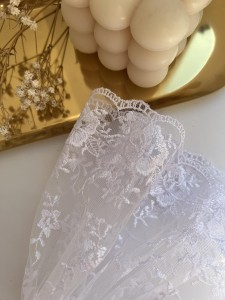 Rękaw do zdjęć biała koronka