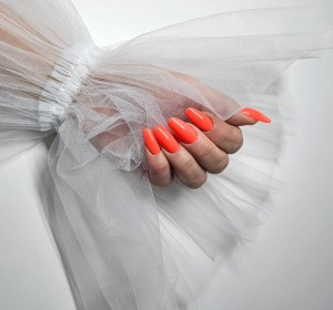 Rękaw do zdjęć tiul biały