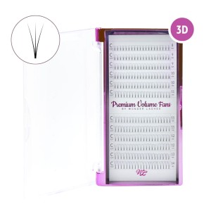 Rzęsy Premium Volume Fans 3D 0,07x8