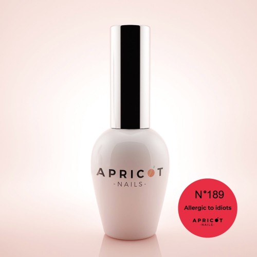 Lakier hybrydowy apricot nails nr.189 Allergic to idiots.jpg