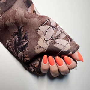 Mankiet do zdjęć Rękaw  brązowy w liście