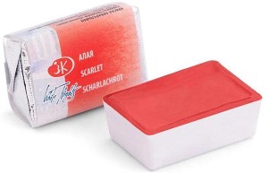 Akwarela Białe Noce Kostka - Scarlet