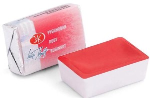 Akwarela Białe Noce Kostka - Ruby