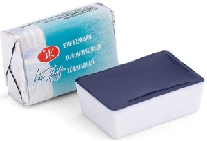 Akwarela Białe Noce Kostka - Turquoise Blue