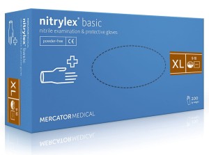 Rękawiczki NITRYLEX basic dark blue XL 200szt